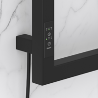 Сунержа Этюд ES 1050x500 левый / 31-0846-1050 (матовый черный) Image #2