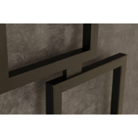 Сунержа Этюд ES 1050x500 левый / 31-0846-1050 (матовый черный) Image #3