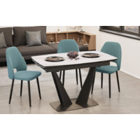 Трия Трэвис Тип 1 раздвижной (черный муар/керамика матовая/белый мрамор) Image #7