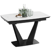 Трия Трэвис Тип 1 раздвижной (черный муар/керамика матовая/белый мрамор) Image #5