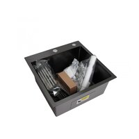 Wisent WGS-35050BD/GER013 (с сифоном, дозатором и коландером) Image #2