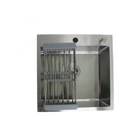 Wisent WGS-35050D/GER013 (с сифоном, дозатором и коландером) Image #4