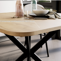 Трия Лиссабон тип 1 (черный муар/дуб крафт золотой) Image #15