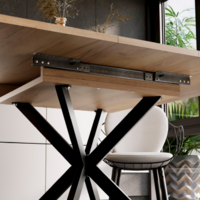 Трия Лиссабон тип 1 (черный муар/дуб крафт золотой) Image #9