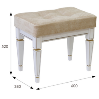 Мебелик Васко В 97Н (белый ясень/золото) Image #8