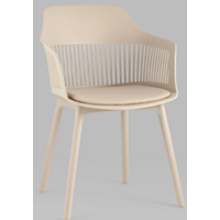 Stool Group Crocus с подушкой (пластик бежевый) Image #1