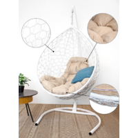 M-Group Капля Home / 11830101 (белый ротанг/лен подушка) Image #9