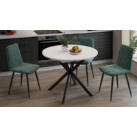 Трия Мэдисон раздвижной тип 1 (черный муар/белый) Image #5