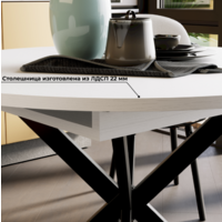 Трия Мэдисон раздвижной тип 1 (черный муар/белый) Image #11