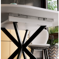 Трия Мэдисон раздвижной тип 1 (черный муар/белый) Image #7