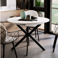 Трия Мэдисон раздвижной тип 1 (черный муар/белый) Image #9