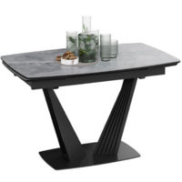 Трия Трэвис Тип 1 раздвижной (черный муар/керамика матовая/серый мрамор) Image #1