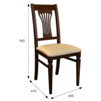 Мебелик Анри (орех/атина золото) Image #3