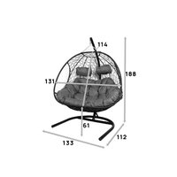 M-Group Добрыня / 11460508 (бежевый ротанг/розовая подушка) Image #7