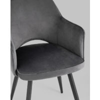 Stool Group Венера / MC16-2F KD HLR-21 (велюр серый) Image #3