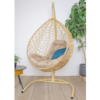 M-Group Капля Home / 11830501 (бежевый ротанг/лен подушка) Image #2