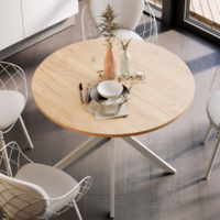 Трия Мэдисон раздвижной тип 1 (белый муар/дуб крафт золотой) Image #5