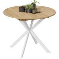 Трия Мэдисон раздвижной тип 1 (белый муар/дуб крафт золотой)