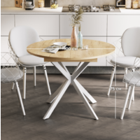 Трия Мэдисон раздвижной тип 1 (белый муар/дуб крафт золотой) Image #11