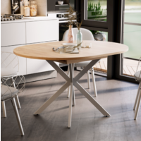 Трия Мэдисон раздвижной тип 1 (белый муар/дуб крафт золотой) Image #6