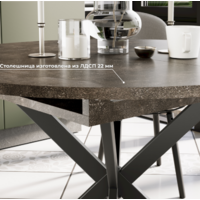 Трия Мэдисон раздвижной тип 1 (черный муар/ателье темный) Image #15