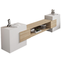 Woodville ТВ Лисмор 563525 (белый/сонома) Image #1