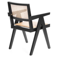 TetChair Loki дерево вяз/ротанг (2шт, черный) Image #5