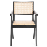 TetChair Loki дерево вяз/ротанг (2шт, черный) Image #3