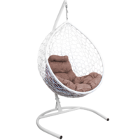 M-Group Капля Home / 11830105 (белый ротанг/какао подушка)