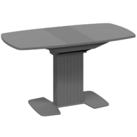 Трия Хилтон раздвижной Тип 1 (графит матовый/стекло матовое серое) Image #2