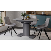 Трия Хилтон раздвижной Тип 1 (графит матовый/стекло матовое серое) Image #8