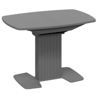 Трия Хилтон раздвижной Тип 1 (графит матовый/стекло матовое серое)