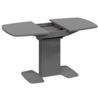 Трия Хилтон раздвижной Тип 1 (графит матовый/стекло матовое серое) Image #3