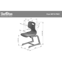 Sheffilton SHT-S-TN21/3-5 бежевый/белый муар Image #14