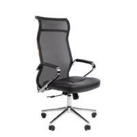 CHAIRMAN 702 (экопремиум черный/сетка)