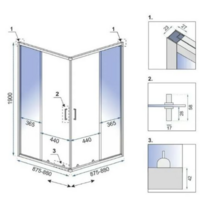 Rea City Black 90x90 K6446 Image #6