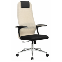 Brabix EX-801 / 532919 (черный/бежевый)