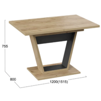 Трия Гавана тип 1 (дуб крафт золотой/черный) Image #4