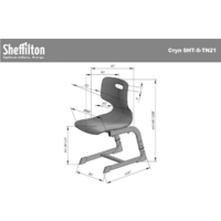 Sheffilton SHT-S-TN21/3-5 голубой/белый муар Image #13