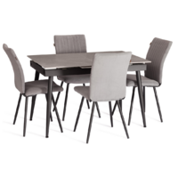TetChair Балморал 120+40x80x75 (серый/черный) Image #13