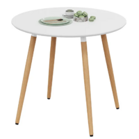 Трия Оливия Тип 1 / Б-370 (белый матовый/металл белый/натуральное дерево) Image #3