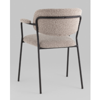 Stool Group Кэрол / FDC9005 DC2635-4A grey (букле серый/черные ножки) Image #5