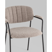Stool Group Кэрол / FDC9005 DC2635-4A grey (букле серый/черные ножки) Image #3