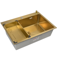 ARFEKA ECO AR мойка 700*500, коландер G, дозатор GOLD DECOR