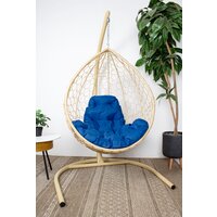 M-Group Капля / 11020510 (бежевый ротанг/синяя подушка) Image #2