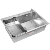 ARFEKA ECO AR мойка 700*500, коландер G, дозатор SATIN DECOR Image #1