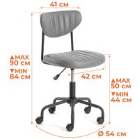 TetChair Slim (иск. замша, серый) Image #15