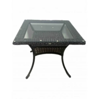 AIKO Deco стол квадратный 7019П 90x90x75 Серо-коричневый Image #2