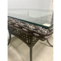 AIKO Deco стол квадратный 7019П 90x90x75 Серо-коричневый Image #5