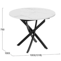 Трия Дуглас тип 1 (черный муар/стекло матовое белый мрамор) Image #8